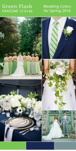 pantone-2016-spring-color-green-flash-and-navy-blue-wedding-color-ideas