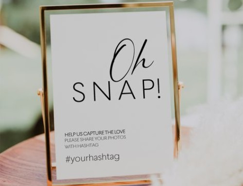 Wedding Trend: QR codes & Hashtags! ###